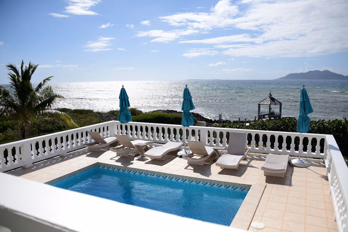 Lockrum Point Villa oceanfront vacation rental in Anguilla