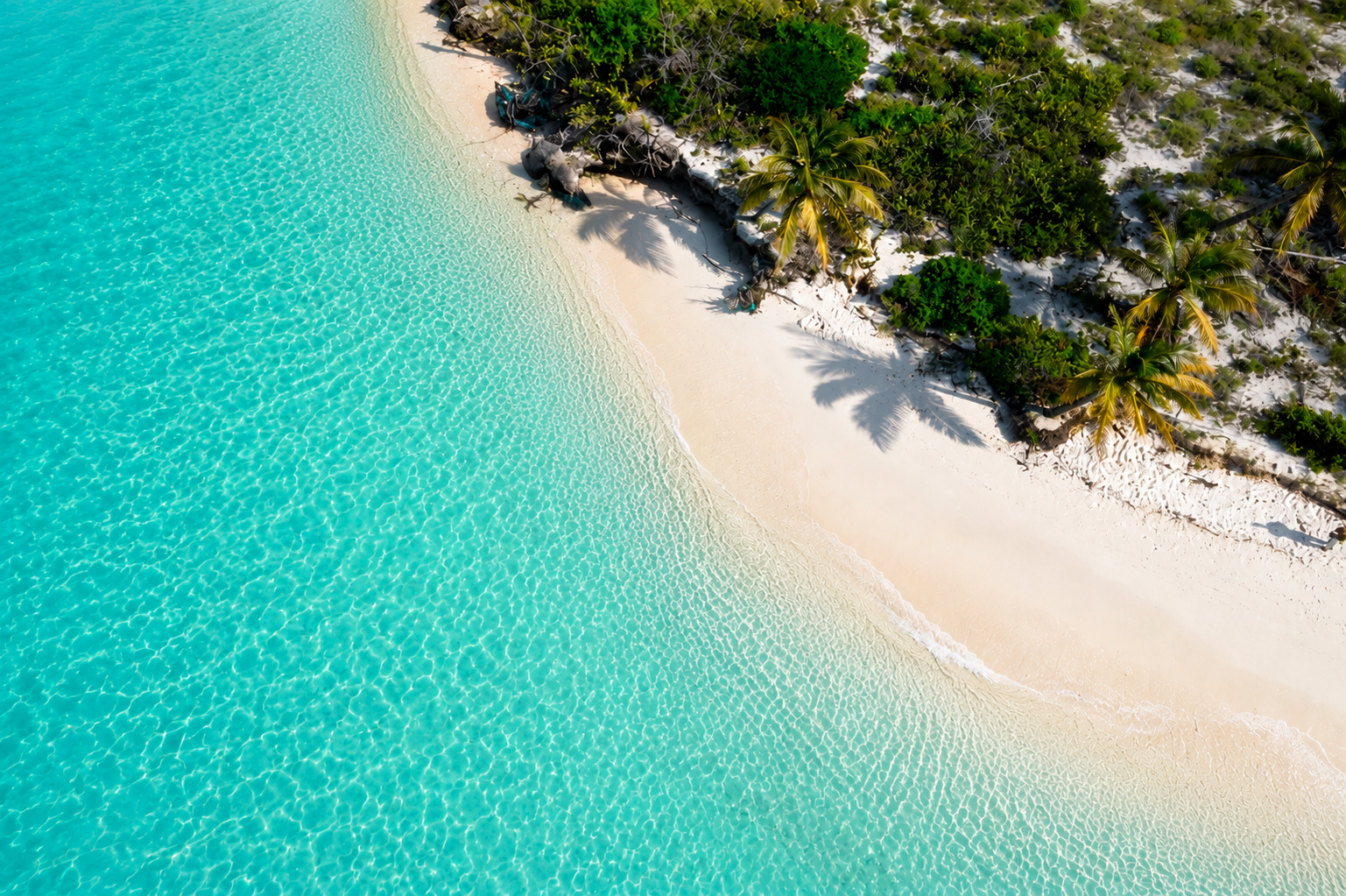 Anguilla beach — turquoise waters and white sand