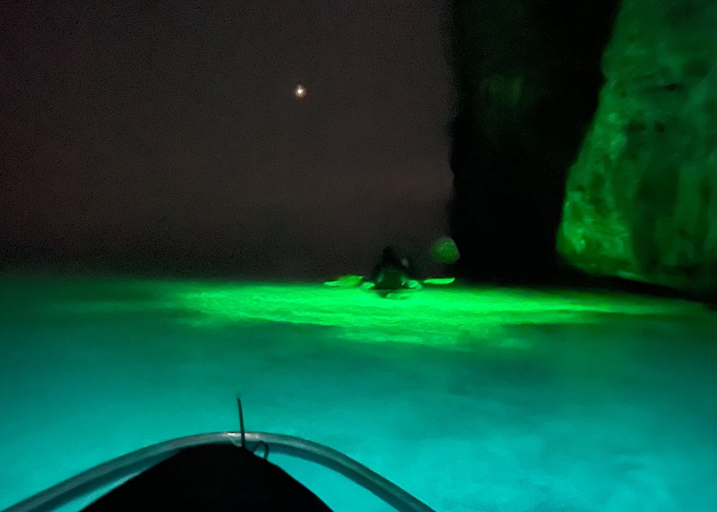 Night Kayaking with Liquid Glow — Anguilla